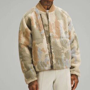 Lululemon LAB Fleece Bomber Jacket Unisex S
